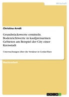 Christina Arndt - Grundstückswerte ermitteln. Bodenrichtwerte in kaufpreisarmen Gebieten am Beispiel der City einer Kreisstadt