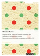 Christian Kuhnke - Immaterielle Vermögensgegenstände des  Anlagevermögens nach dem  Bilanzrechtsmodernisierungsgesetz (BilMoG)