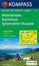 Kompass Karten: Kompass Karte Walchensee, Kochelsee, Sylvenstein Stausee
