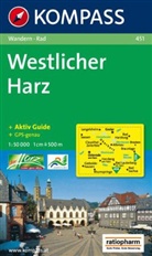 Kompass Karten: Kompass Karte Westlicher Harz