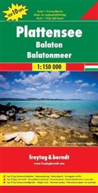 Freytag Berndt Autokarte: Freytag & Berndt Autokarte Plattensee. Balaton. Balatonmeer. Lake Balaton. Lac Balaton. Lago Balatón
