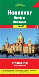 Freytag-Berndt und Artaria KG, Freytag-Bernd und Artaria KG, Freytag-Berndt und Artaria KG - Freytag Berndt Stadtplan: Hannover. Hanóver. Hanover; Hanovre