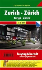 Freytag-Berndt und Artaria KG - Freytag Berndt Stadtplan: Freytag & Berndt Stadtplan Zürich. Zurich. Zurigo