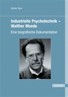 Günter Spur - Industrielle Psychotechnik - Walther Moede