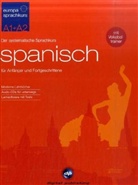 Europa Sprachkurs - A1/A2: Europa Sprachkurs A1+A2, Spanisch, 2 CD-ROMs, 4 Audio-CDs u. 2 Lehrbücher