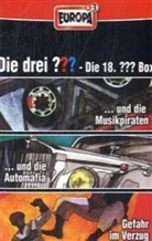 Alfred Hitchcock - Die drei ??? - Die 18. Box, 3 Cassetten. Box.18