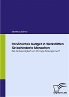 Matthias Böhler - Persönliches Budget in Werkstätten für behinderte Menschen