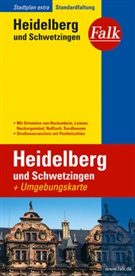 Falk Pläne: Falk Stadtplan Extra Heidelberg, Schwetzingen 1:17.500