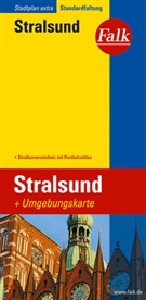 Falk Pläne: Falk Stadtplan Extra Stralsund 1:17.500