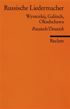 Alexander Galitsch, Bulat Okudzhava, Vladimir Vysockij - Russische Liedermacher