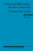 Pete Bekes, Peter Bekes - Formen der Lyrik