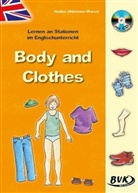 Nadine Uhlemann-Warzel - Lernen an Stationen im Englischunterricht - Body & Clothes, m. Audio-CD