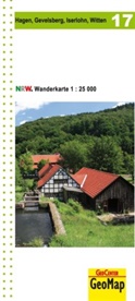 Geobasisdaten: Land NRW, Geobasisdaten Land NRW, Geobasisdaten: Land NRW - GeoMap Karten: Hagen, Gevelsberg, Iserlohn, Witten Blatt 17, topographische Wanderkarte NRW