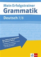 Mein Erfolgstrainer Grammatik, Deutsch 7/8