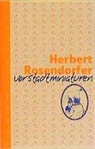 Herbert Rosendorfer - Vorstadtminiaturen