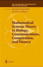 D. S. Gilliam, David S Gilliam, David S. Gilliam, J. Rosenthal, Joachim Rosenthal - Mathematical Systems Theory in Biology, Communications, Computing and Finance