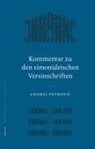 Petrovic, Andrej Petrovic - Kommentar zu den Simonideischen Versinschriften