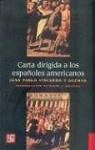 Rodolfo Castro, Juan Pablo Viscardo y. Guzman - Carta Dirigida a Los Espanoles Americanos