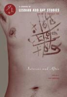 Iain Morland, Iain Morland - Intersex and After