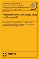 Kristian Horn - Arbeitsrechtlicher Kündigungsschutz und Europarecht