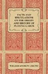 William Andrew Chatto - Facts and Speculations on the Origin and History of Playing Cards