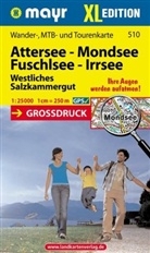 KOMPASS-Karten GmbH - Mayr Karten: Mayr Karte Attersee, Mondsee, Fuschlsee, Irrsee
