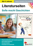 Peter Härtling, Lynn-Sven Kohl, Jasmi Schmidt, Jasmin Schmidt, Tim Schrödel - Peter Härtling 'Sofie macht Geschichten', Literaturseiten