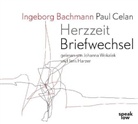 Ingebor Bachmann, Ingeborg Bachmann, Paul Celan, Jens Harzer, Johanna Wokalek, Bertrand Badiou... - Herzzeit, 4 Audio-CDs (Hörbuch)