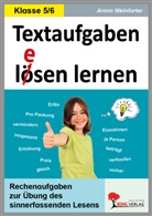 Armin Weinfurter - Textaufgaben l(e)ösen lernen, 5./6. Schuljahr