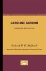 Frederick P. W. McDowell, Frederick P.W. McDowell - Caroline Gordon - American Writers 59
