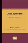 William J. Martz - John Berryman - American Writers 85