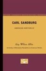 Gay Wilson Allen - Carl Sandburg - American Writers 97