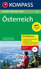 Kompass Großer Wander-Atlas Österreich, m. CD-Rom