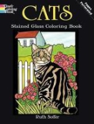 Ruth Soffer - Cats Stained Glass Coloring Book