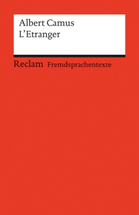 Albert Camus,  Sahner, B Sahner, Brigitt Sahner, Brigitte Sahner - L' Etranger - Text in Französisch