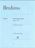Johannes Brahms, Monica Steegmann - 3 Intermezzi op.117, Klavier