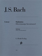 Johann S. Bach, Johann Sebastian Bach, Rudolf Steglich - Sinfonien BWV 787-801, Klavier