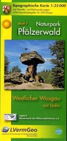 Landesam für Vermessung und Geobasisinfor - Topographische Karten Rheinland-Pfalz: Topographische Karte Rheinland-Pfalz Naturpark Pfälzerwald. Bl.7