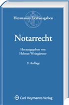 Helmut Weingärtner, Helmut Weingärtner - Notarrecht