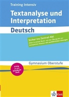 Training Intensiv Deutsch, Textanalyse und Interpretation