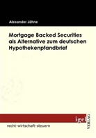 Alexander Jähne - Mortgage Backed Securities als Alternative zum deutschen Hypothekenpfandbrief