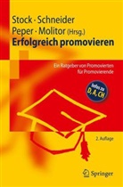 Eva Molitor, Elisabeth Peper, Schneide, Patricia Schneider, Stoc, Steffen Stock... - Erfolgreich promovieren
