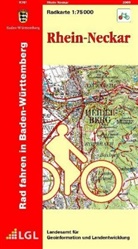 Landesamt für Geoinformation und Landentwicklung B, Landesam für Geoinformation und Landentwi, Lg, LGL - Radkarten Baden-Württemberg: Rhein-Neckar