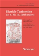 Elisabet Lienert, Elisabeth Lienert - Dietrich-Testimonien des 6. bis 16. Jahrhunderts