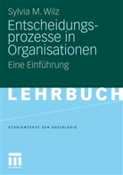 Sylvia M Wilz, Sylvia M. Wilz, Sylvia Marlene Wilz - Entscheidungsprozesse in Organisationen