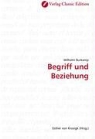 Wilhelm Burkamp - Begriff und Beziehung