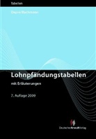 Walter Bachmann, Peter Depré - Lohnpfändungstabellen