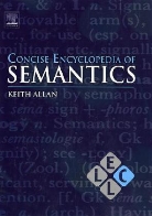 Keith Allan, Keith Brown Allan, ALLAN KEITH BROWN KEITH, Keith Brown, Keith (Professor of Linguistics At Monash U Brown, Keith Allan... - Concise Encyclopedia of Semantics