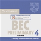Cambridge BEC, Preliminary 4: 1 Audio-CD (Audio book)