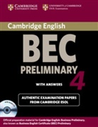 Cambridge BEC, Preliminary 4: Student's Book with Answers, w. Audio-CD